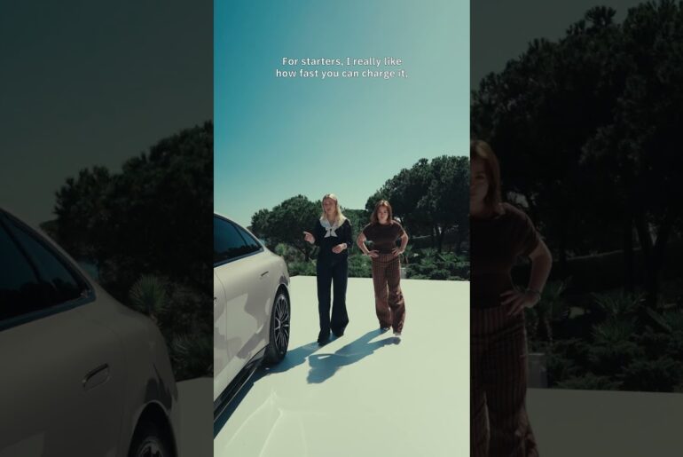 The all-new electric #CClass just changed the saloon game. | #Shorts​