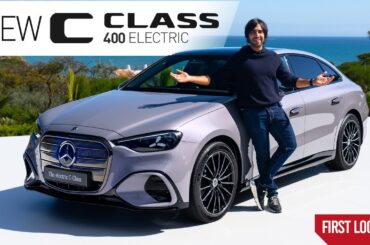 New C-Class Electric 2026! First Look at Design, Tech & Interior