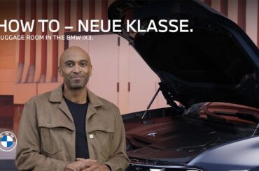 How-To: Luggage room in the BMW iX3.