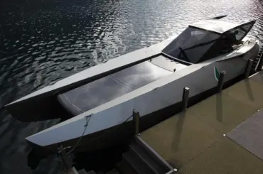 The forgotten powerboat built 25 years ago that looked like the Tesla Cybertruck before it existed is finally getting the recognition it deserves