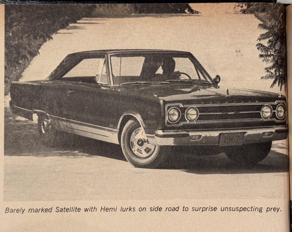 From 1967 Motor Trend bound annual…
