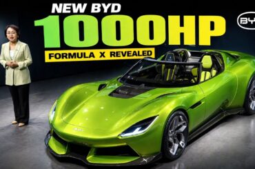 BYD Just Shocked Beijing With a 1000 HP Electric Supercar and New FORMULA Lineup