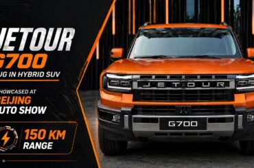 2026 Jetour G700 Plug-in Hybrid SUV Showcased At 2026 Beijing Auto Show - Full Interior Exterior