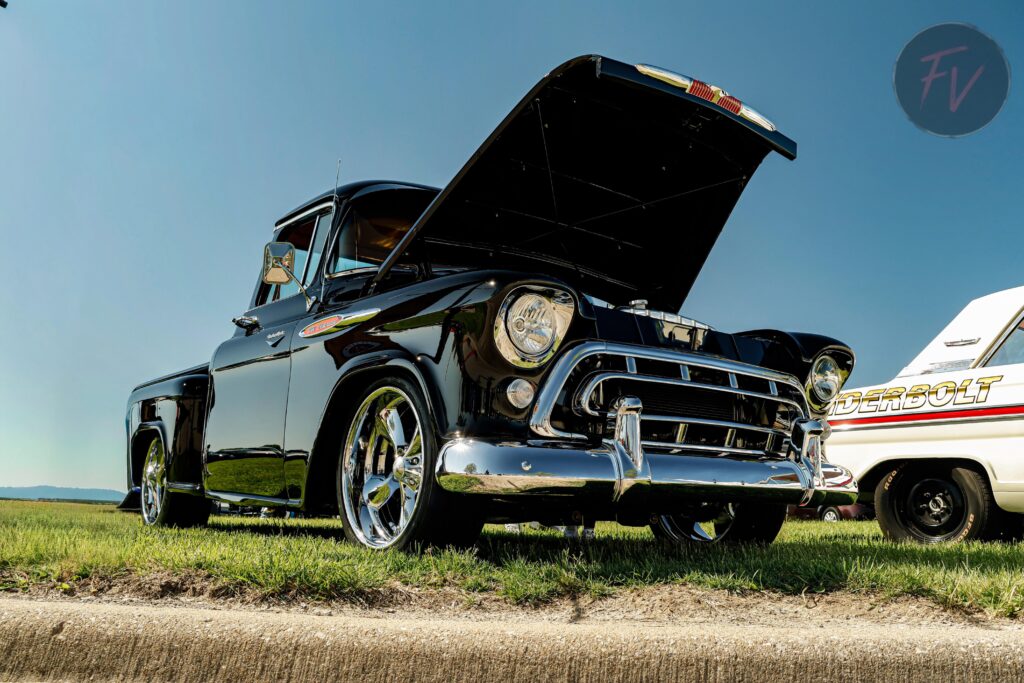 Beautiful 1957 Chevrolet 3100 pickup I captured at a local show. (6000x4000)