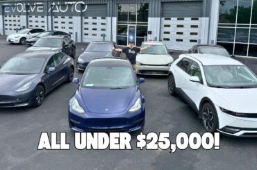 There's Never Been A Better Time to Buy A Used EV! Used EVs Under $25k
