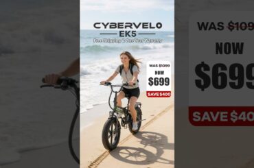 Light, foldable, ready in 2 seconds, would you ride this? #cybervelo #ebike #ek5 #foryou #emtb #mtb