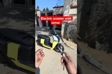TVS Electric Scooter for daily use #ev #ride #bike #travel #yellow