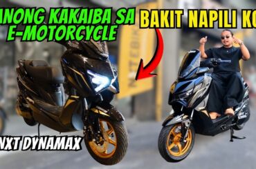 NXT Dynamax Anong Kakaiba sa E-Motorcycle na ito Bakit Napili ko?