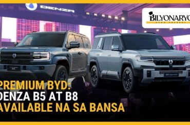 Plug-in hybrid SUVs ng Denza (B5 at B8) opisyal nang available sa Pilipinas | Agenda