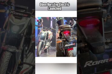 Oben Rorr Evo Electric Motorcycle launched in India