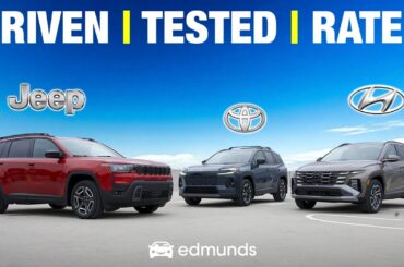 New Hybrid Jeep Tested: Jeep Cherokee vs. Hyundai Tucson vs. Toyota RAV4