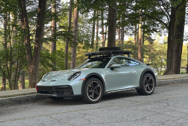 [Porsche 911 Dakar] on my evening walk in Atlanta!