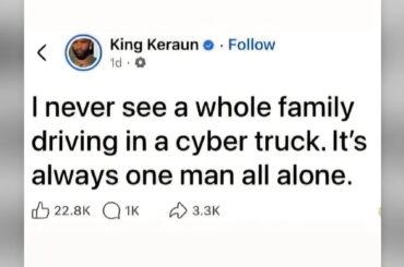 Is there a car you would add ?