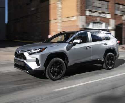silver 2022 Toyota RAV4 SE Hybrid