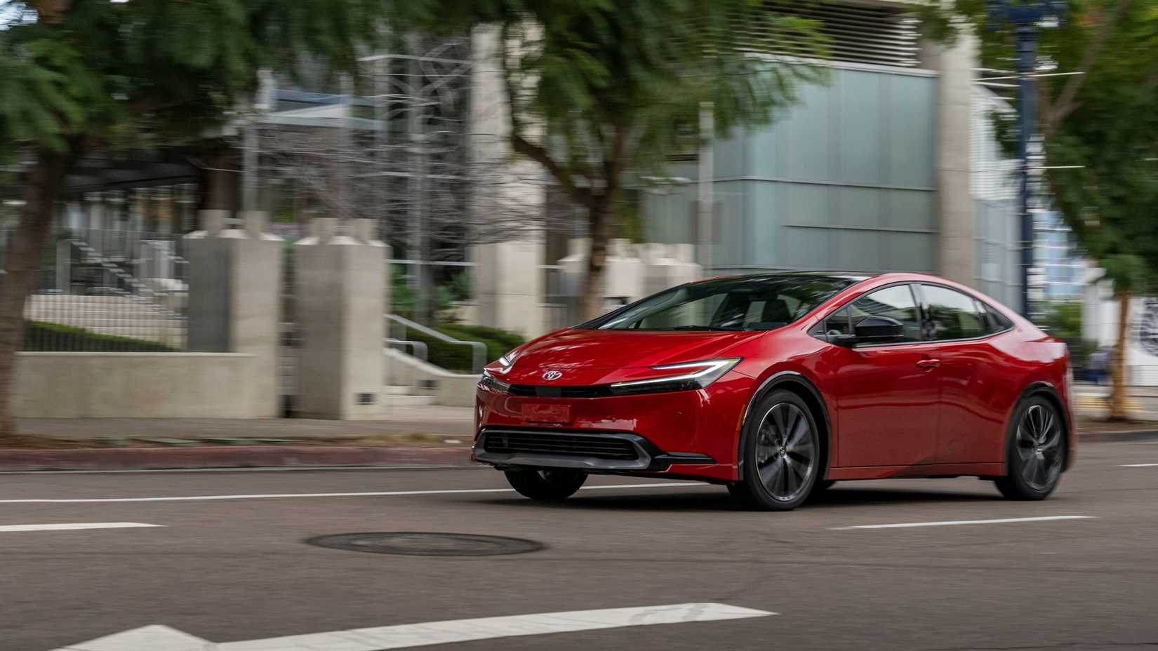 red 2025 toyota prius