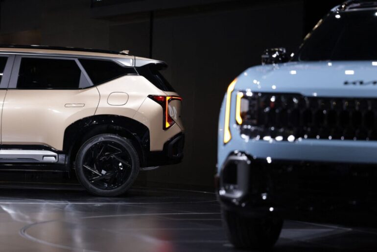 Automakers unveil new EVs for US market despite sales downturn