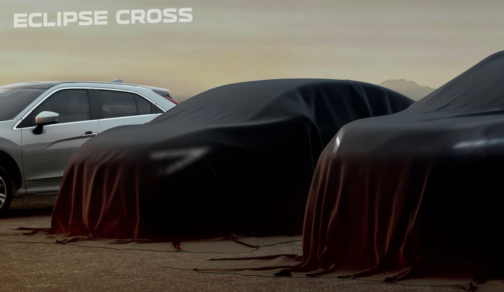 2026 Mitsubishi electric car for U.S. and Canada teaser
