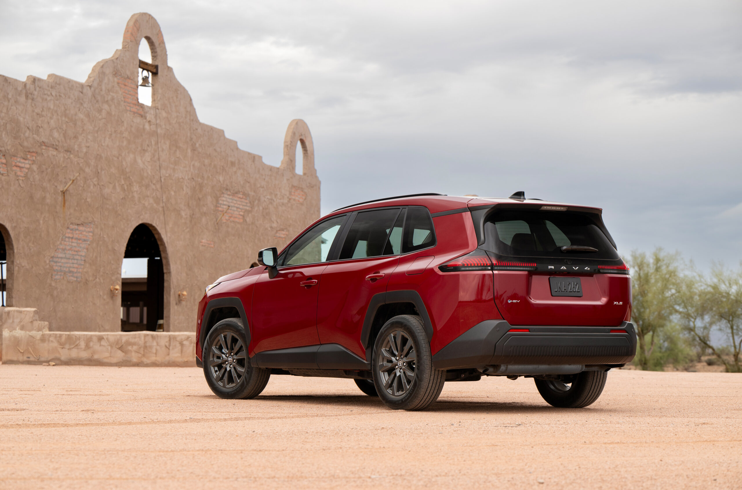 2026 Toyota RAV4 sixth-generation exterior; the RAV4 Prime plug-in hybrid shares this all-new body