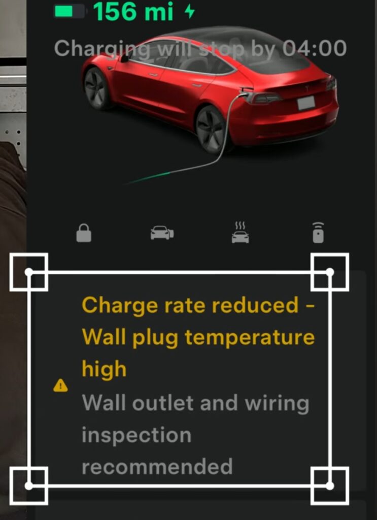 Recharge Rescue Maryland: An alert from Tesla app. (Image credit: State Of Charge)