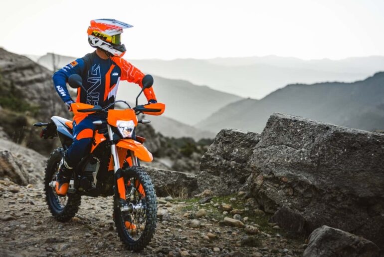 This KTM Dirtbike Doesn't Rev And Doesn't Shift. But It's Still Totally Badass