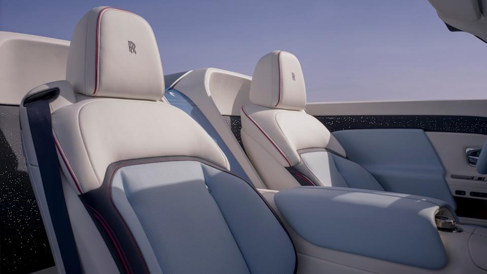 Rolls-Royce has developed a colour and materials palette from which the 100 owners can select their own finishing touches