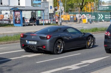 [Ferrari 458] with personalized plate spotted in Munich