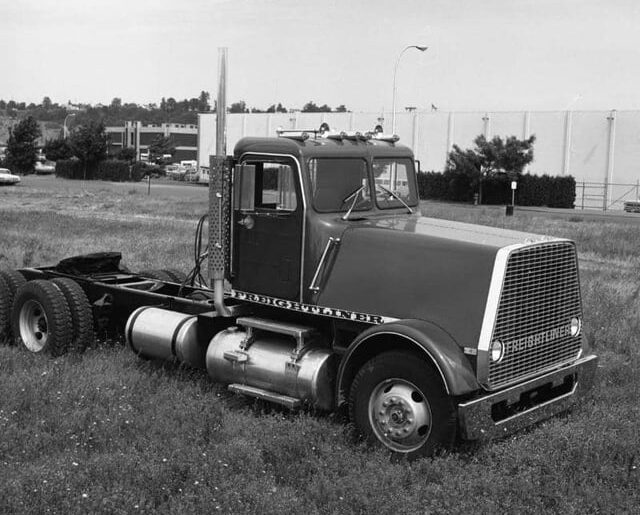 In 1972, Freightliner panicked and built the "War Eagle" prototype. Management thought it was so hideous they ordered it chopped up with a saw immediately.