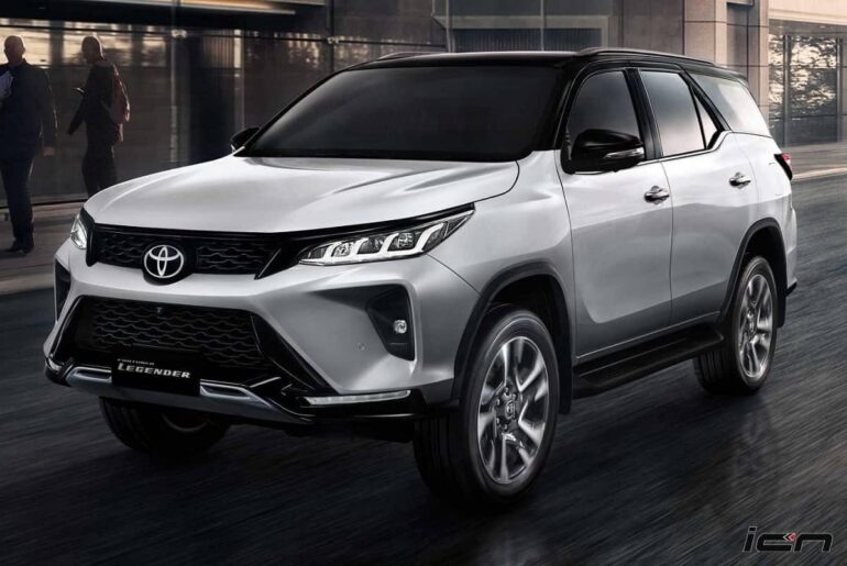 Toyota Fortuner Legender. The Official Car Of....