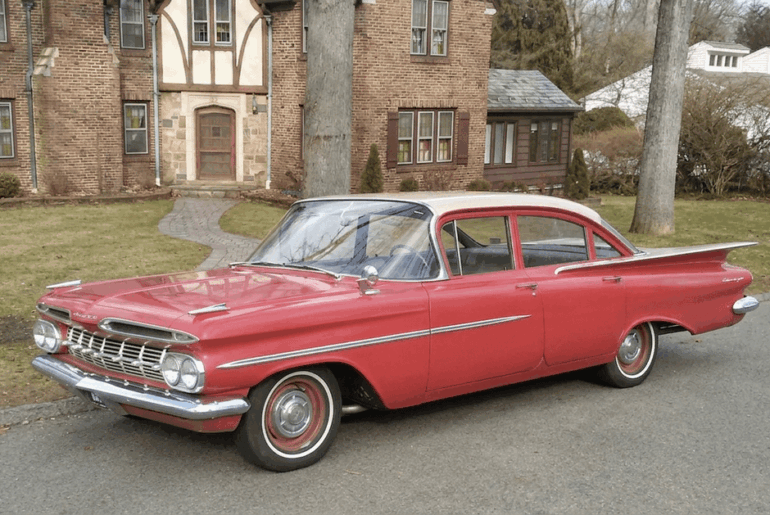 Cars and Architecture:  Classic cars I have owned photographed in front of historic houses: