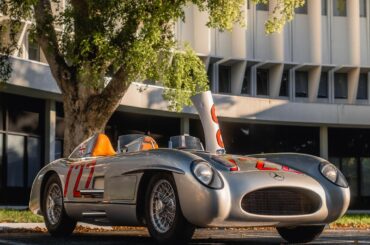 Mercedes 300 SLR in race garb at the local Cars & Coffee (photos mine)