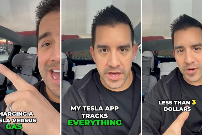 'I'm saving a bunch of money' — Tesla driver pays $3 a day to charge his vehicle