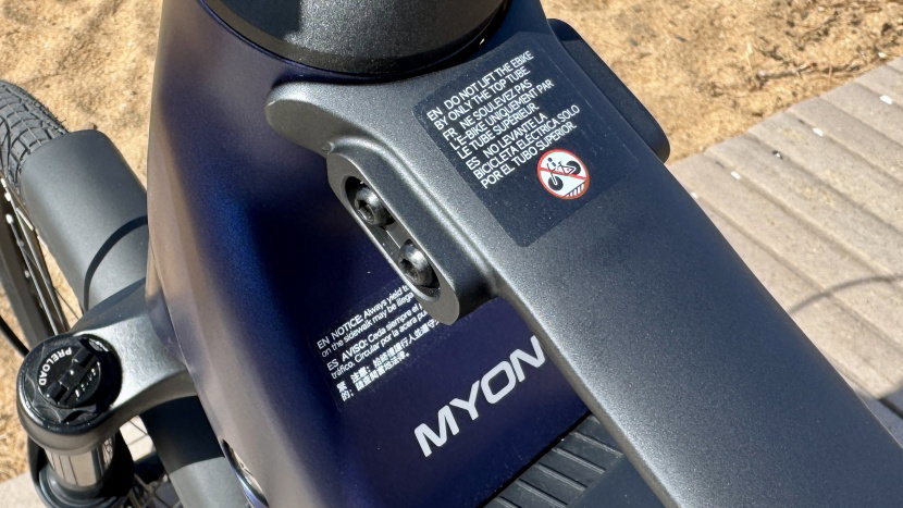 segway myon - "do not lift the bike by the top tube." if it isn't useful, why...