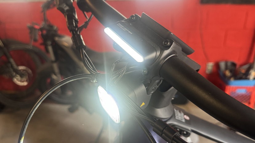 segway myon - the dual headlight provides visibility to be seen, but more...