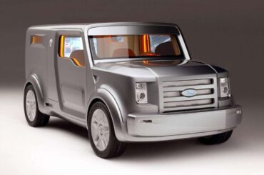 The Ford SYNus is a concept car that debuted at the 2005 North American International Auto Show as a boxy, subcompact "urban sanctuary" designed to look like a rolling bank vault