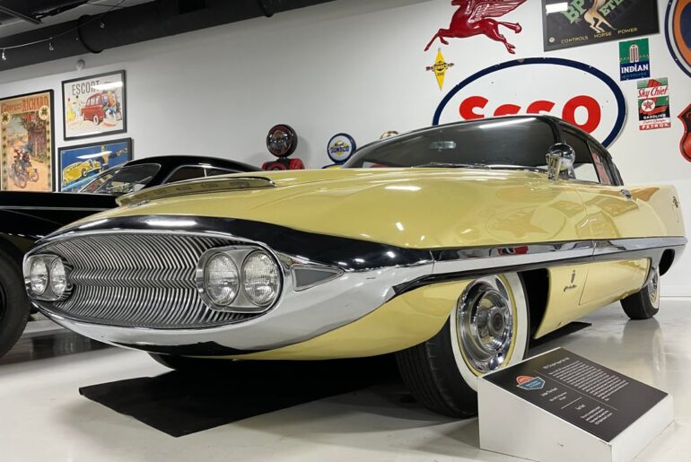 1957 Chrysler-Ghia Super Dart 400 at Maine Classic Car Museum