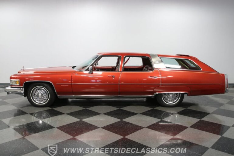1976 Cadillac Castilian Wagon. 11 Built by Traditional Coachworks using a Fleetwood 60 Special. Loaded, 500ci 190hp 360ft-lb