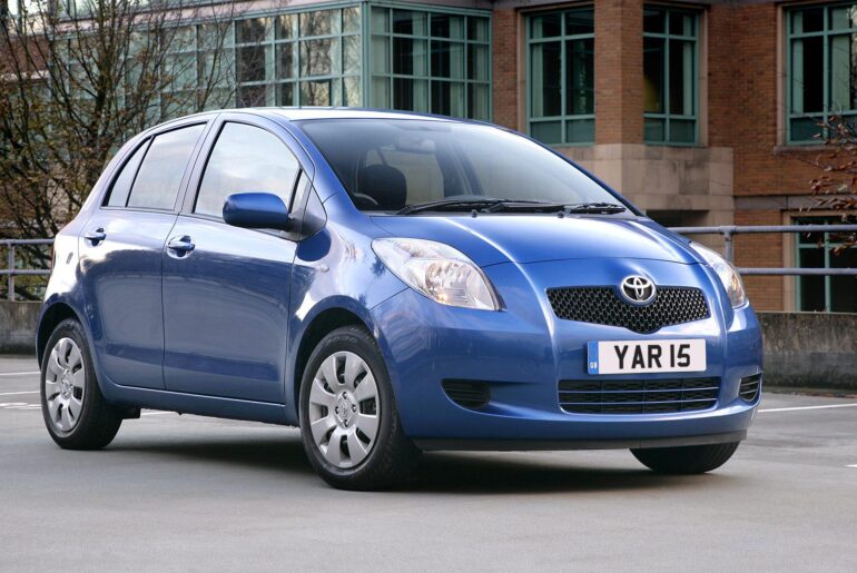 second generation toyota yaris. the official car of....