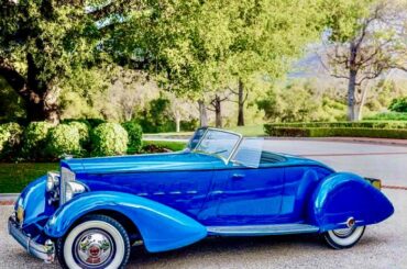 This 1934 Packard Twelve LeBaron Runabout Speedster would have made good use of the marque's legendary 445.5 CID V-12 and its 160 BHP on tap. Adoring fans would clamor after the car just for a glimpse of its sleek LeBaron lines. Built from 1933 to 1939, just four examples were ever produced.