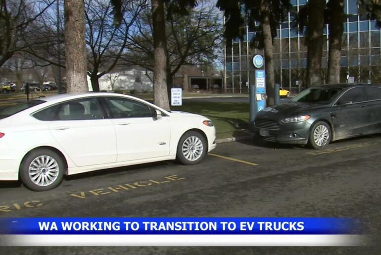 Companies switching to electric trucks despite slower EV sales, new report says