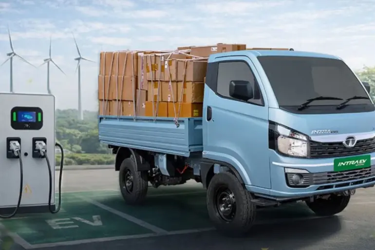 Tata Motors Launches Intra EV Pickup at 11.95 Lakh