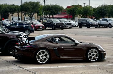 Here is a BROWN [Porsche GT4 RS 718] in Frisco, TX