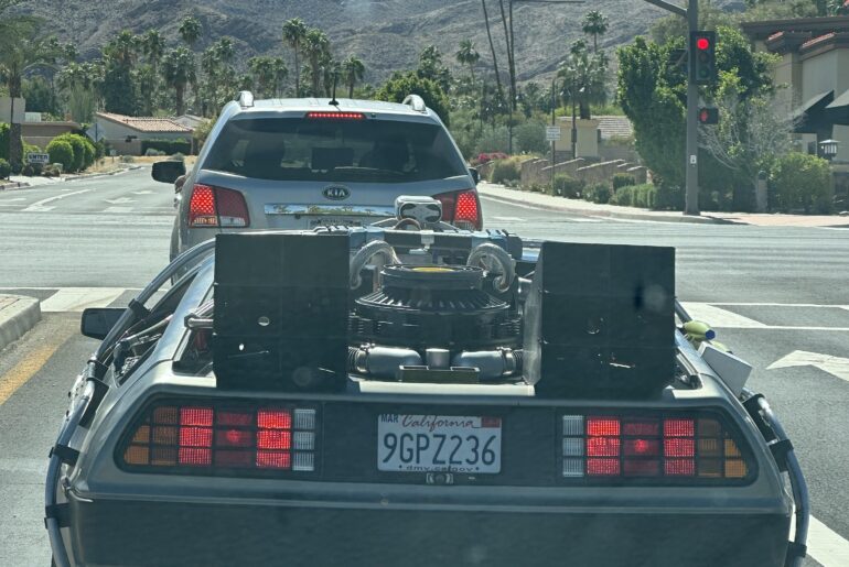 Spotted the [The Time Machine]