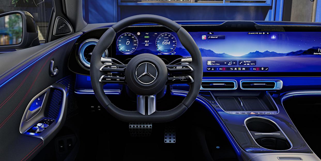 mercedes benz c class ev interior