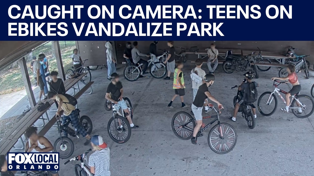 Caught on camera: Teens on e-bikes vandalize Flagler County park, deputies say