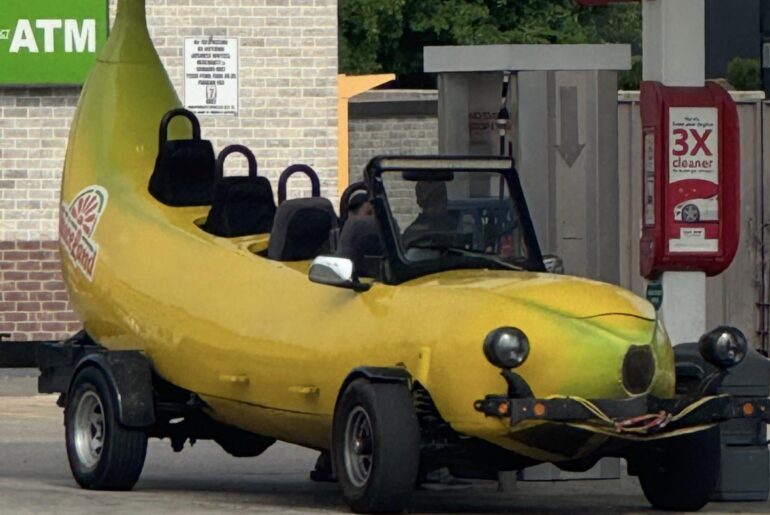 Look at this [Banana Car]