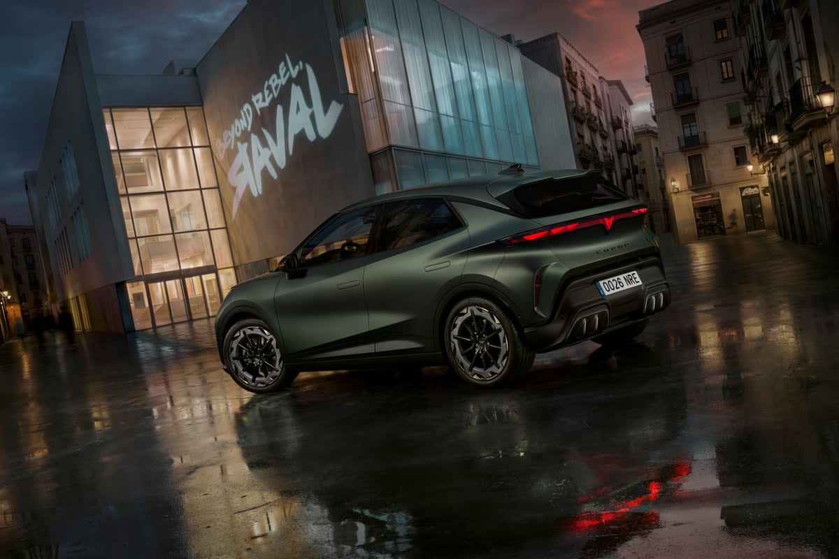 Illuminated LEDs at the front and the back perform a 'welcome ceremony' (Cupra)