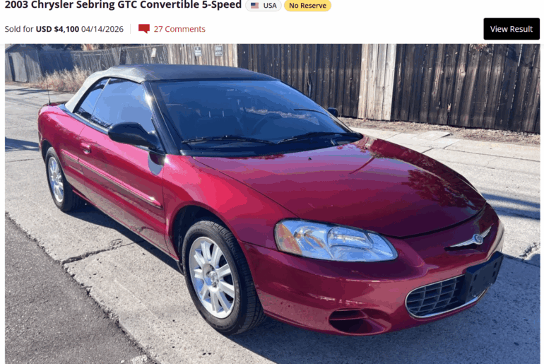 Manual V6 Red Convertible