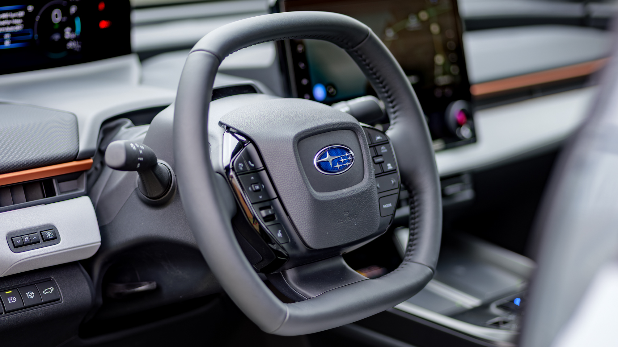 2026 Subaru Uncharted steering wheel.