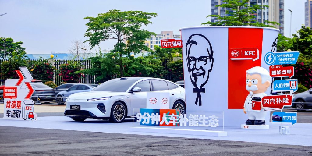 BYD-KFC-fast-food-EV-charging