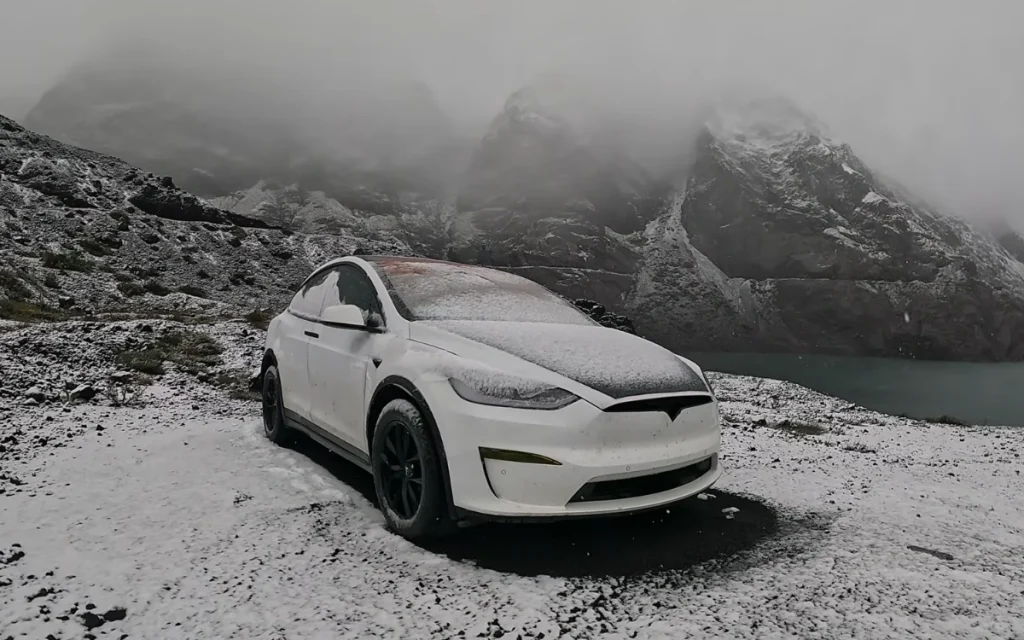 A Tesla Model X on an extreme road trip across two continents just ran into a situation no one wants to deal with.